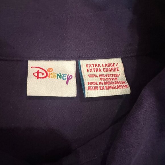 DISNEY WOMENS XL EEYORE LONG SLEEVE BLUE VELVET SHIRT - Picture 5 of 8